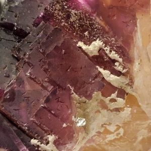 Purple/Pink Zoned Fluorite almost 5 lbs